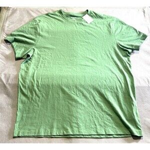 J Crew Mens Washed Green T-Shirt Size XL 100% Cotton Lightweight Crew Neck Style